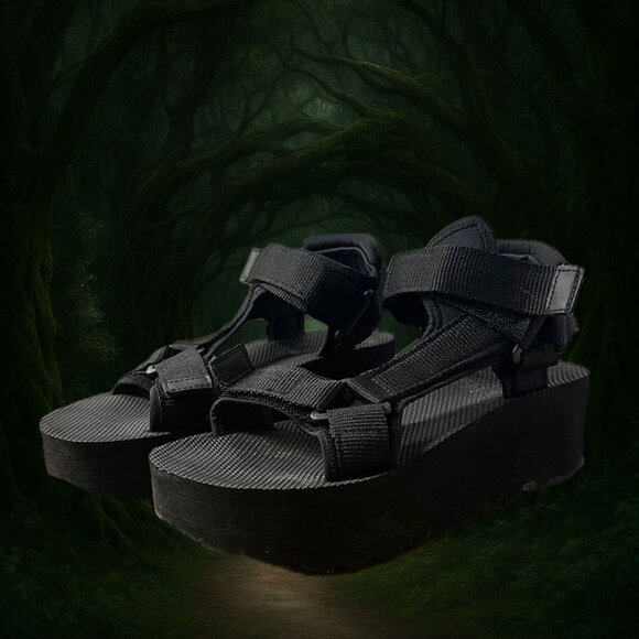 Madden Girl Velcro Platforms - Picture 1 of 5